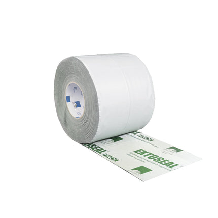 Pro Clima EXTOSEAL FINOC 150 mm: rugalmas butilkaucsuk szalag küszöbök és falcsatlakozások felszivárgó nedvesség elleni, biztos vízzáró védelmére.