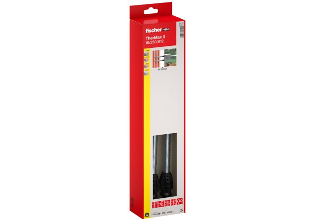 Fischer TherMax II 16/250 M12, gyári 2 darabos bliszter – 575229