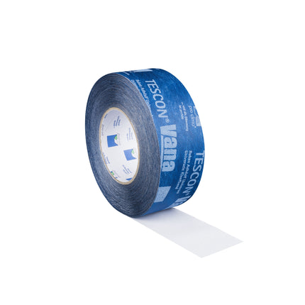 Pro Clima TESCON VANA 60 mm univerzális légzáró ragasztószalag: farost táblák, OSB lapok és párafékező fóliák tartós, légrésmentes illesztésére.