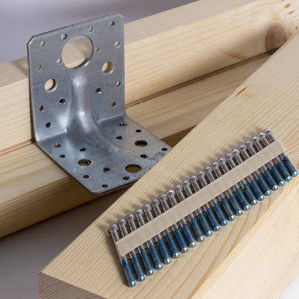 BECK ANCHOR SCRAIL® 33° | vasalatrögzítő csavar-szeg (Horganyzott és A2) | 4.0x38-58 mm