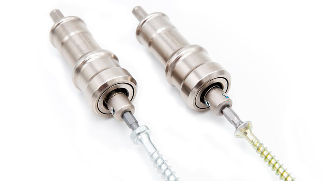 Csavarbehajtó adapter nagy méretű szerkezetépítő csavarok biztonságos csavarozásához